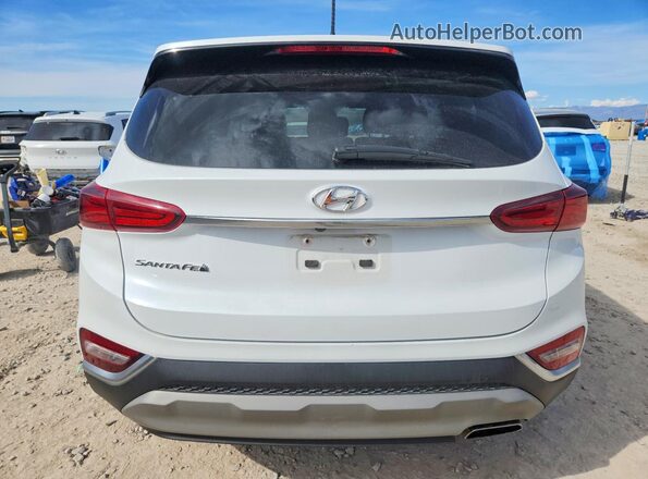 5NMS23AD7KH126770 2019 HYUNDAI SANTA White Вид ззаду