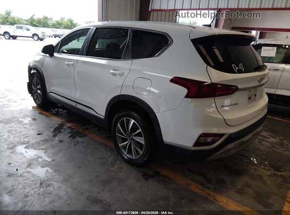 5NMS23AD7LH141755 2020 HYUNDAI SANTA FE White უკანა მარცხენა