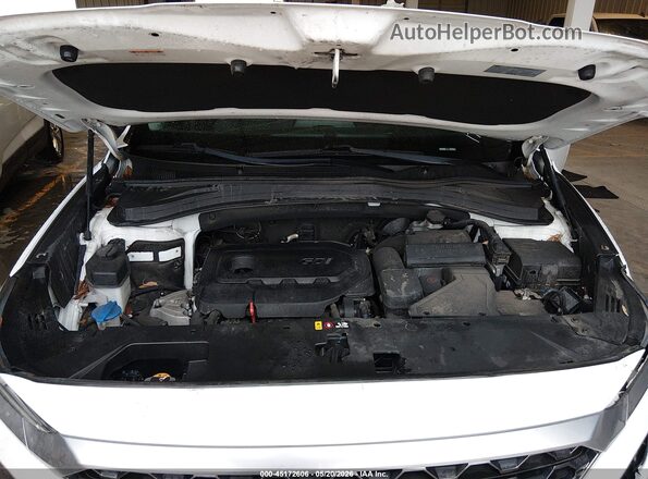5NMS23AD7LH141755 2020 HYUNDAI SANTA FE White უკანა ხედი