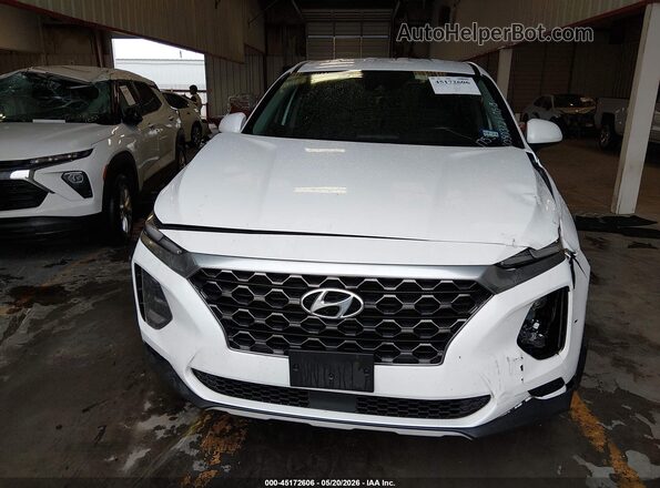 5NMS23AD7LH141755 2020 HYUNDAI SANTA FE White ხელსაწყოთა პანელის ხედი