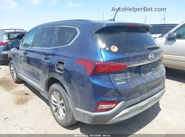 5NMS23AD7LH183696 2020 HYUNDAI SANTA FE Navy Задня ліва чверть