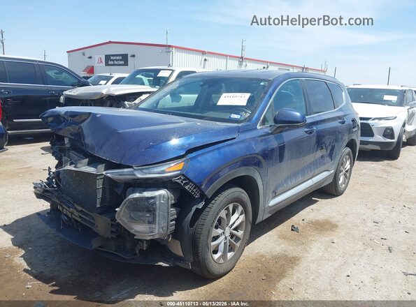 5NMS23AD7LH183696 2020 HYUNDAI SANTA FE Navy Передня ліва чверть