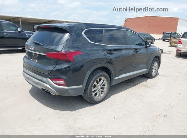 5NMS23AD7LH287699 2020 HYUNDAI SANTA FE Черный Задняя правая четверть