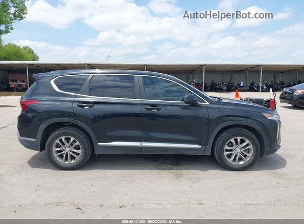 5NMS23AD7LH287699 2020 HYUNDAI SANTA FE Черный Вид задней части салона