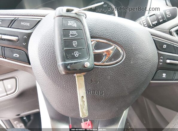 5NMS23AD8KH084478 2019 HYUNDAI SANTA FE Silver Vista del salpicadero