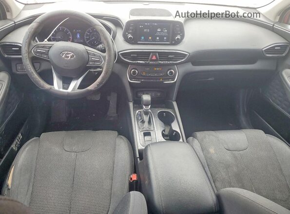5NMS23AD8LH165501 2020 HYUNDAI SANTA Red Dashboard view