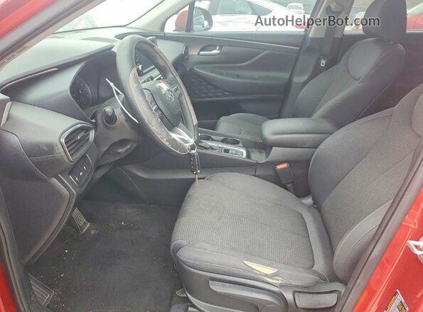 5NMS23AD8LH165501 2020 HYUNDAI SANTA Red Front interior view