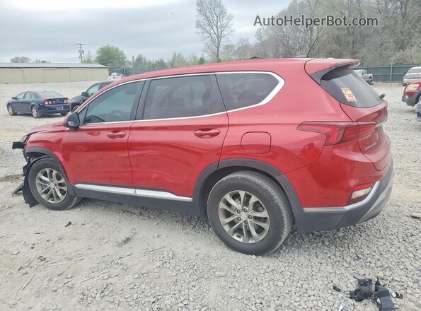 5NMS23AD8LH165501 2020 HYUNDAI SANTA Red Rear left