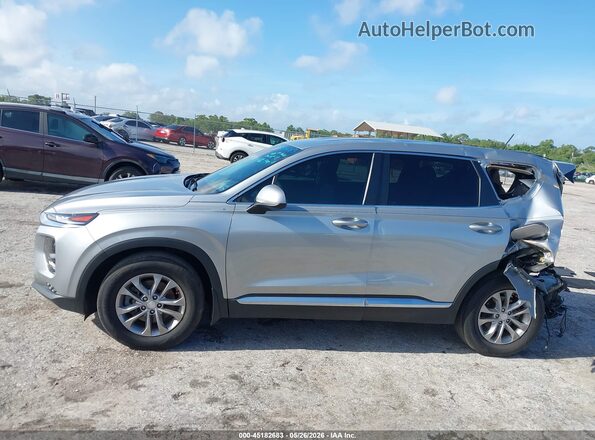 5NMS23AD8LH293446 2020 HYUNDAI SANTA FE Silver უკანა სალონის ხედი