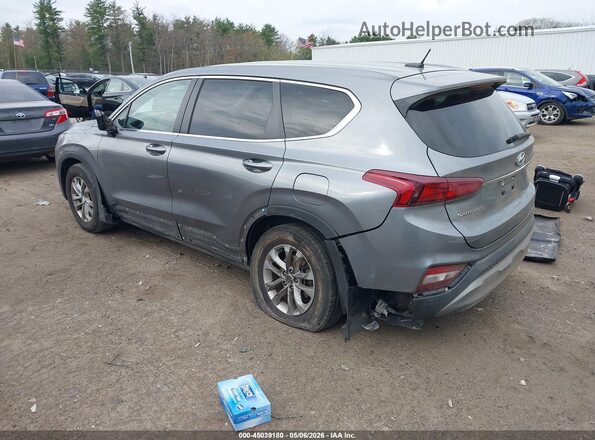 5NMS23AD9KH089298 2019 HYUNDAI SANTA FE Gray Rear left