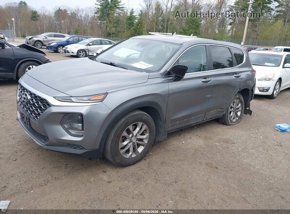 5NMS23AD9KH089298 2019 HYUNDAI SANTA FE Gray Front left