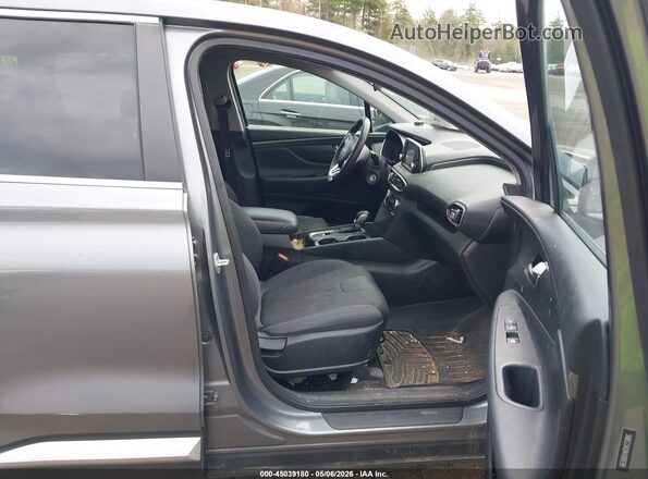 5NMS23AD9KH089298 2019 HYUNDAI SANTA FE Gray Front interior view