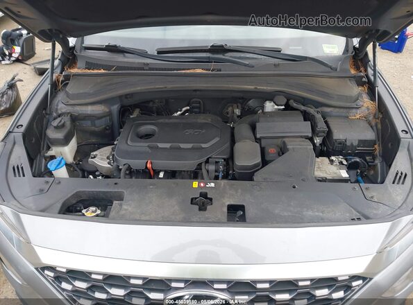 5NMS23AD9KH089298 2019 HYUNDAI SANTA FE Gray Rear view
