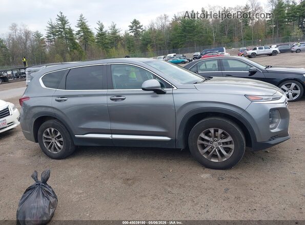 5NMS23AD9KH089298 2019 HYUNDAI SANTA FE Gray Rear interior view