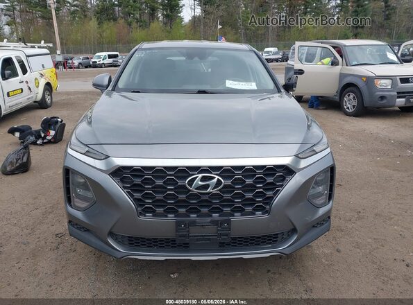 5NMS23AD9KH089298 2019 HYUNDAI SANTA FE Gray Instrument cluster view