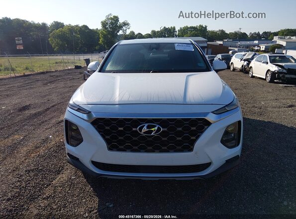 5NMS23AD9KH096431 2019 HYUNDAI SANTA FE White Rear interior view