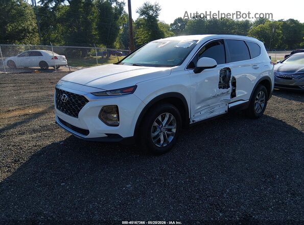 5NMS23AD9KH096431 2019 HYUNDAI SANTA FE White Front left