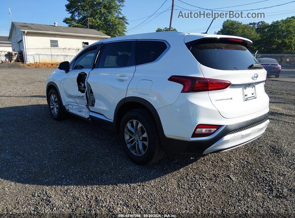 5NMS23AD9KH096431 2019 HYUNDAI SANTA FE White Rear left