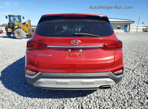 5NMS23ADXLH141197 2020 HYUNDAI SANTA Красный Вид сзади