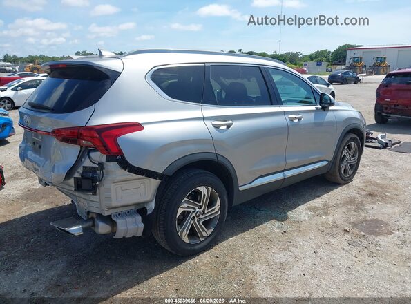 5NMS24AJ5MH343121 2021 HYUNDAI SANTA FE Silver Rear right