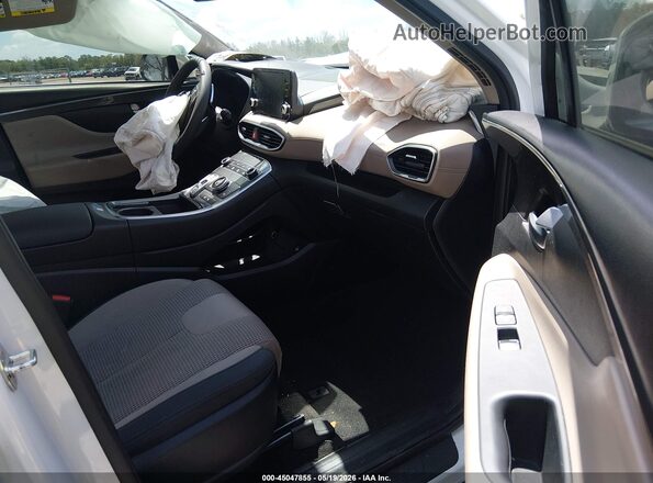 5NMS24AJ7NH443402 2022 HYUNDAI SANTA FE White Vista interior delantera