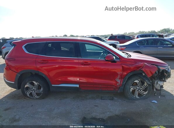 5NMS24AJ9NH398060 2022 HYUNDAI SANTA FE Red Widok wnętrza z tyłu