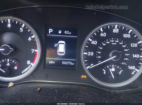 5NMS2CAD0KH044248 2019 HYUNDAI SANTA FE Gray Widok tylnych siedzeń