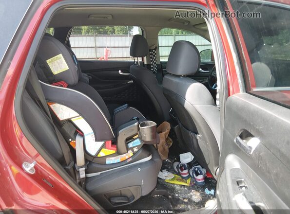 5NMS2CAD0KH097564 2019 HYUNDAI SANTA FE Red Widok naklejki z numerem VIN