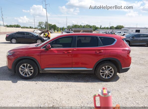 5NMS2CAD0KH097564 2019 HYUNDAI SANTA FE Red Widok wnętrza 360 stopni