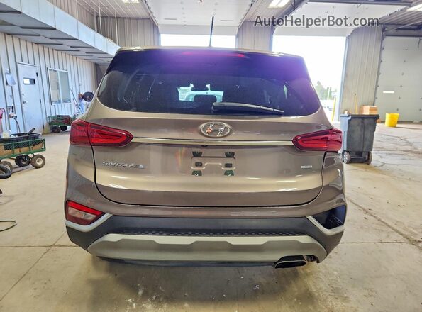 5NMS2CAD0KH110636 2019 HYUNDAI SANTA Tan Вид ззаду