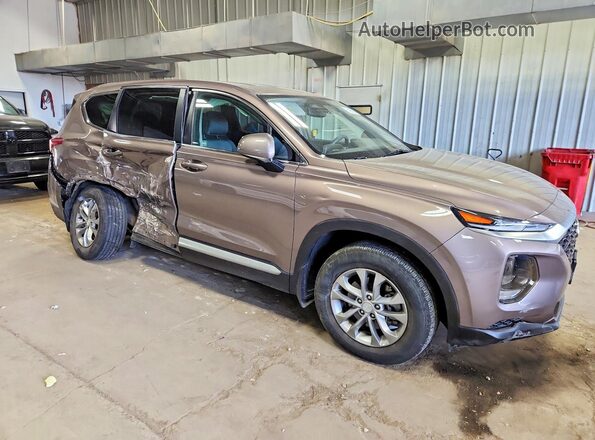 5NMS2CAD0KH110636 2019 HYUNDAI SANTA Tan Передня права чверть