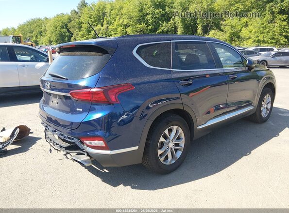 5NMS2CAD0KH111981 2019 HYUNDAI SANTA FE Dark Blue Trasero derecho