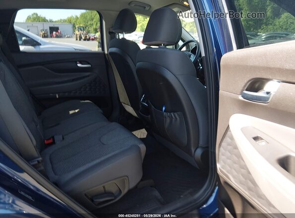 5NMS2CAD0KH111981 2019 HYUNDAI SANTA FE Dark Blue Vista de la etiqueta del VIN