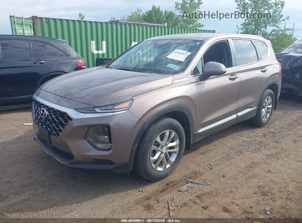 5NMS2CAD1LH258487 2020 HYUNDAI SANTA FE Beige Առջևի ձախ երեք քառորդ տեսարան