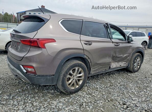 5NMS2CAD2KH013941 2019 HYUNDAI SANTA Tan Задня права чверть