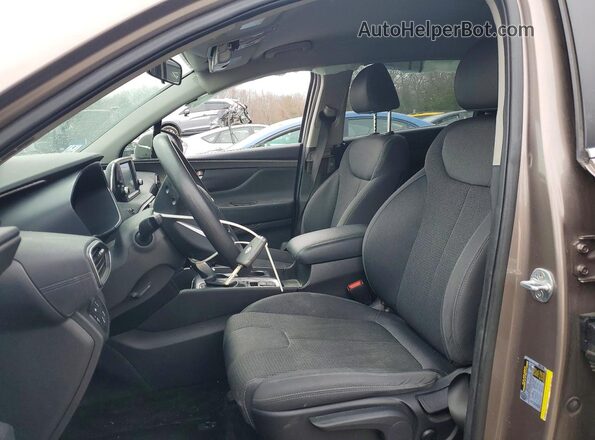 5NMS2CAD2KH013941 2019 HYUNDAI SANTA Tan Вид салону спереду