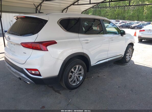 5NMS2CAD2KH087781 2019 HYUNDAI SANTA FE White Trasero derecho