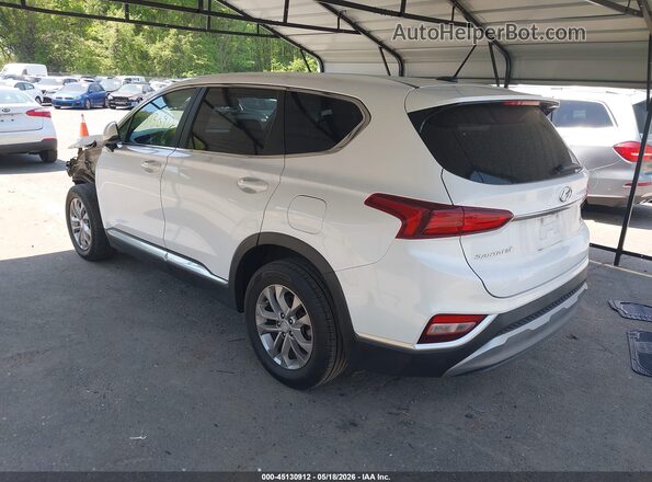 5NMS2CAD2KH087781 2019 HYUNDAI SANTA FE White Trasero izquierdo