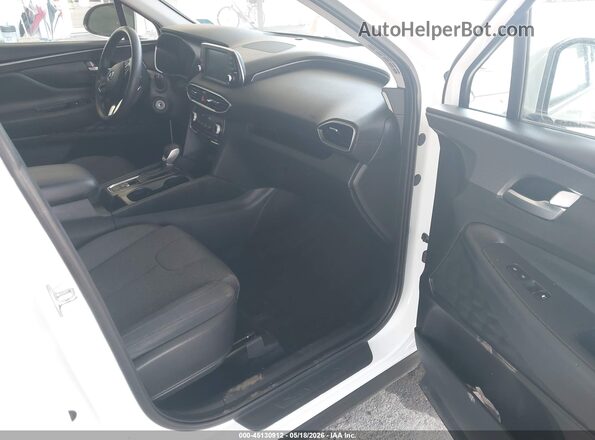 5NMS2CAD2KH087781 2019 HYUNDAI SANTA FE White Vista interior delantera