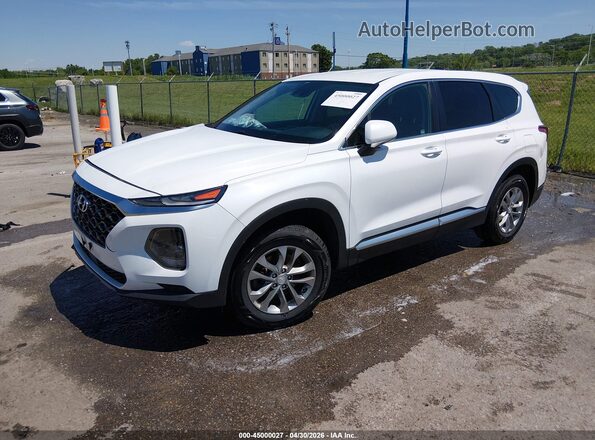 5NMS2CAD2KH118415 2019 HYUNDAI SANTA FE White Przód lewy