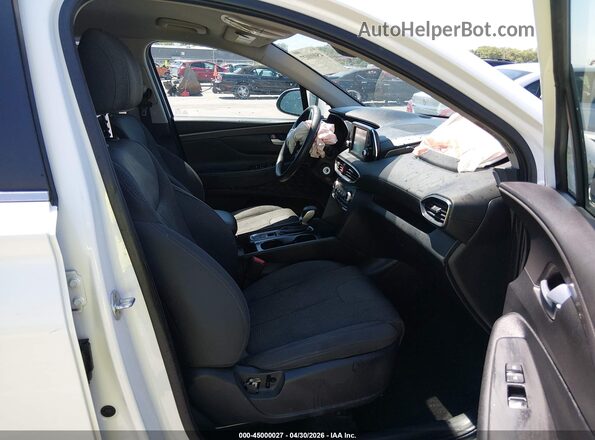 5NMS2CAD2KH118415 2019 HYUNDAI SANTA FE White Widok wnętrza z przodu