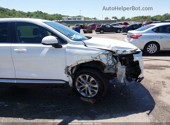 5NMS2CAD2KH118415 2019 HYUNDAI SANTA FE White Widok z przodu