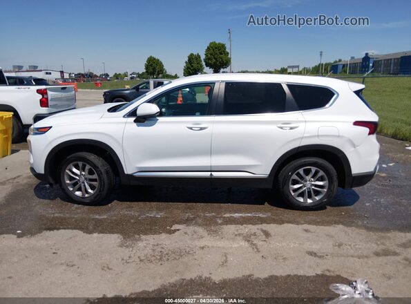5NMS2CAD2KH118415 2019 HYUNDAI SANTA FE White Widok wnętrza z tyłu