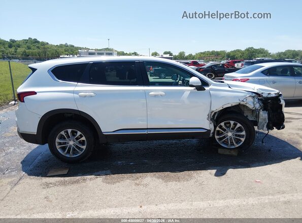 5NMS2CAD2KH118415 2019 HYUNDAI SANTA FE White Widok zestawu wskaźników