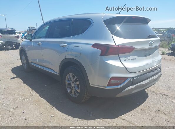 5NMS2CAD2KH119208 2019 HYUNDAI SANTA FE Серебряный Задняя левая четверть
