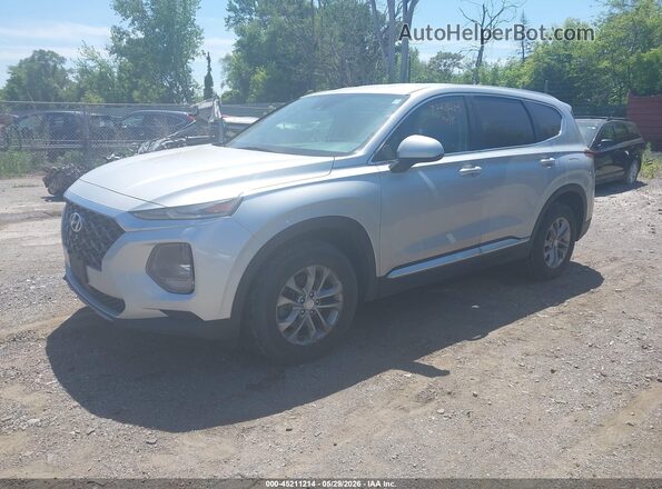 5NMS2CAD2KH119208 2019 HYUNDAI SANTA FE Серебряный Передняя левая четверть