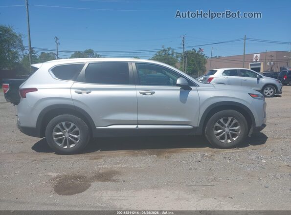 5NMS2CAD2KH119208 2019 HYUNDAI SANTA FE Серебряный Вид задней части салона