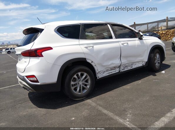 5NMS2CAD2LH141369 2020 HYUNDAI SANTA FE White Trasero derecho