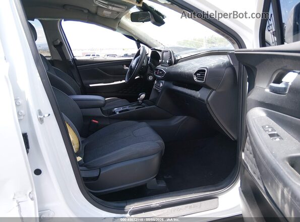 5NMS2CAD2LH141369 2020 HYUNDAI SANTA FE White Vista interior delantera