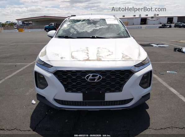 5NMS2CAD2LH141369 2020 HYUNDAI SANTA FE White Vista del cuadro de instrumentos